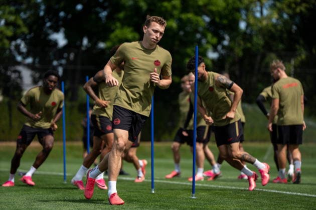 June 23, 2026, Vancouver, Bc, CANADA: Canada s Alistair Johnston warms up during a FIFA World Cup, WM, Weltmeisterschaft, Fussball training session in Vancouver on Tuesday, June 23, 2026. Canada News - June 23, 2026  - ZUMAc35_ 20260623_zaf_c35_042 Copyright: xEthanxCairnsx