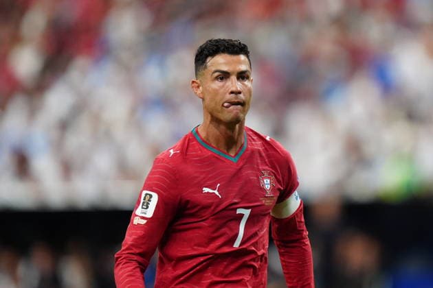 Portugal v Uzbekistan - FIFA World Cup, WM, Weltmeisterschaft, Fussball 2026 - Group K HOUSTON, USA - JUNE 23: Cristiano Ronaldo (7) of Portugal in action during the 2026 FIFA World Cup First Stage Group K match between Portugal and Uzbekistan at NRG Stadium (Houston Stadium) in Houston, Texas, United States on June 23, 2026. Hakan Akgun Anadolu Texas United States. Editorial use only. Please get in touch for any other usage.  Copyright: x2026xAnadoluxHakanxAkgunx