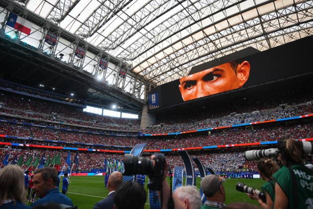 Portugal v Uzbekistan - FIFA World Cup, WM, Weltmeisterschaft, Fussball 2026 - Group K HOUSTON, USA - JUNE 23: A view of the ceremony prior the 2026 FIFA World Cup First Stage Group K match between Portugal and Uzbekistan at NRG Stadium (Houston Stadium) in Houston, Texas, United States on June 23, 2026. Hakan Akgun Anadolu Texas United States. Editorial use only. Please get in touch for any other usage.  Copyright: x2026xAnadoluxHakanxAkgunx
