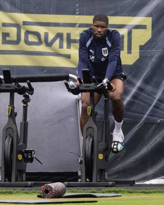 SOCCER - FIFA World Cup, WM, Weltmeisterschaft, Fussball 2026, preview SANTA BARBARA,CALIFORNIA,USA,23.JUN.26 - SOCCER - FIFA World Cup 2026, USA, Mexico, Canada, preview, OEFB, Oesterreichischer Fussball-Bund, training team AUT. Image shows Kevin Danso (AUT).  GEPAxpictures xArminxRauthner