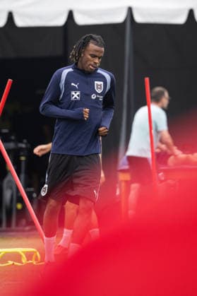 SOCCER - FIFA World Cup, WM, Weltmeisterschaft, Fussball 2026, preview SANTA BARBARA,CALIFORNIA,USA,23.JUN.26 - SOCCER - FIFA World Cup 2026, USA, Mexico, Canada, preview, OEFB, Oesterreichischer Fussball-Bund, training team AUT. Image shows Carney Chukwuemeka (AUT).  GEPAxpictures xArminxRauthner