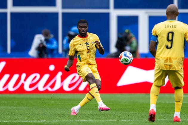 260623 Thomas Partey of Ghana during the FIFA World Cup, WM, Weltmeisterschaft, Fussball 2026 group stage football match between England and Ghana on June 23, 2026 in Foxborough. Photo: Jon Olav Nesvold BILDBYRAN COP 217 JE0135 fotboll football soccer fotball vm fotbolls-vm fotball-vm fotbolls-vm 2026 fifa world cup 2026 13 bbeng *** 260623 Thomas Partey of Ghana during the 2026 FIFA World Cup group stage soccer match between England and Ghana on June 23, 2026 in Foxborough. Photo by Jon Olav Nesvold, BILDBYRAN COP 217 JE0135 soccer football fotball World Cup soccer World Cup 2026 FIFA World Cup 2026 13 bbeng,detected_source_language  Copyright: JONxOLAVxNESVOLD BB260623JE029