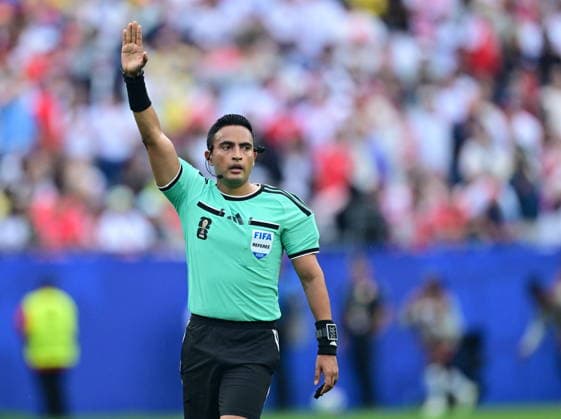England v Ghana - FIFA World Cup, WM, Weltmeisterschaft, Fussball 2026 - Group L FOXBOROUGH, USA - JUNE 23: Referee Said Martinez is seen during the 2026 FIFA World Cup First Stage Group L match between England and Ghana at Gillette Stadium (Boston Stadium) in Foxborough, Massachusetts, United States on June 23, 2026. Abdulhamid Hosbas Anadolu Massachusetts United States. Editorial use only. Please get in touch for any other usage.  Copyright: x2026xAnadoluxAbdulhamidxHosbasx