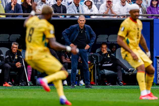 head coach Carlos Queiroz of Ghana looks on , Group L - FIFA World Cup, WM, Weltmeisterschaft, Fussball 2026, England v Ghana, Boston Stadium, June 23, 2026, Boston, United States.