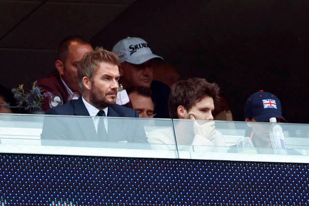 England v Ghana: Group L - FIFA World Cup, WM, Weltmeisterschaft, Fussball 2026 Sir David Beckham in the stand during the FIFA World Cup 2026 Group L match between England and Ghana at Boston Stadium on June 23, 2026 in Foxborough, United States. Foxborough Boston Stadium MA United States Copyright: xAllstarxPicturexLibraryxLtdx