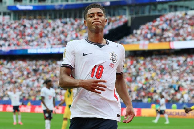 England v Ghana: Group L - FIFA World Cup, WM, Weltmeisterschaft, Fussball 2026 Jude Bellingham of England looks dejected during the FIFA World Cup 2026 Group L match between England and Ghana at Boston Stadium on June 23, 2026 in Foxborough, United States. Foxborough Boston Stadium MA United States Copyright: xAllstarxPicturexLibraryxLtdx