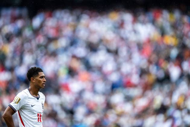 260623 Jude Bellingham of England during the FIFA World Cup, WM, Weltmeisterschaft, Fussball 2026 group stage football match between England and Ghana on June 23, 2026 in Foxborough. Photo: Jon Olav Nesvold BILDBYRAN COP 217 JE0135 fotboll football soccer fotball vm fotbolls-vm fotball-vm fotbolls-vm 2026 fifa world cup 2026 13 bbeng *** June 23, 2026  Copyright: JONxOLAVxNESVOLD BB260623JE056