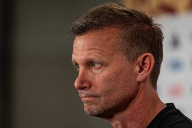 June 23, 2026, Vancouver, Bc, CANADA: Canada head coach Jesse Marsch pauses as he speaks during a FIFA World Cup, WM, Weltmeisterschaft, Fussball press conference, PK, Pressekonferenz in Vancouver, on Tuesday, June 23, 2026. Canada News - June 23, 2026  - ZUMAc35_ 20260623_zaf_c35_075 Copyright: xEthanxCairnsx