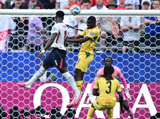 England v Ghana - FIFA World Cup, WM, Weltmeisterschaft, Fussball 2026 - Group L FOXBOROUGH, USA - JUNE 23: Marc Guehi (6) of England in action during the 2026 FIFA World Cup First Stage Group L match between England and Ghana at Gillette Stadium (Boston Stadium) in Foxborough, Massachusetts, United States on June 23, 2026. Abdulhamid Hosbas Anadolu Massachusetts United States. Editorial use only. Please get in touch for any other usage.  Copyright: x2026xAnadoluxAbdulhamidxHosbasx