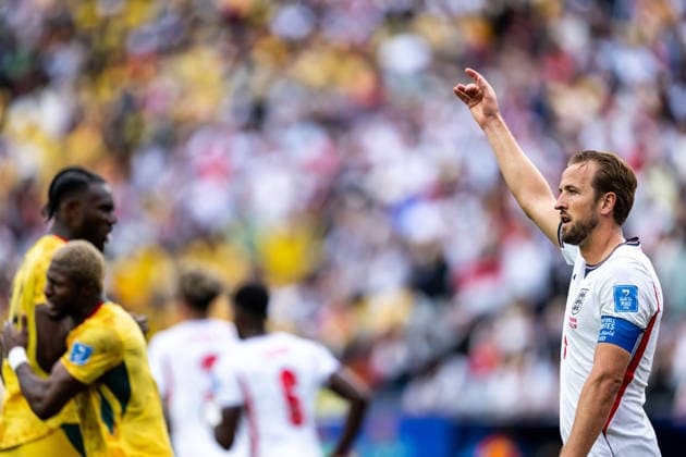260623 Harry Kane of England during the FIFA World Cup, WM, Weltmeisterschaft, Fussball 2026 group stage football match between England and Ghana on June 23, 2026 in Foxborough. Photo: Jon Olav Nesvold BILDBYRAN COP 217 JE0135 fotboll football soccer fotball vm fotbolls-vm fotball-vm fotbolls-vm 2026 fifa world cup 2026 13 bbeng jubel depp *** 260623 Harry Kane of England during the 2026 FIFA World Cup group stage soccer match between England and Ghana on June 23, 2026 in Foxborough. Photo by Jon Olav Nesvold. BILDBYRAN COP 217 JE0135 soccer football fotball World Cup soccer World Cup 2026 FIFA World Cup 2026 13 bbeng celebration disappointment,detected_source_language  Copyright: JONxOLAVxNESVOLD BB260623JE083