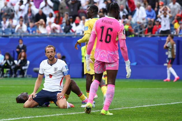 FIFA World Cup, WM, Weltmeisterschaft, Fussball 2026: England v Ghana BOSTON, USA - 23rd June 2026: Harry Kane of England reacts after he shoots over the bar during the FIFA World Cup 2026 Group L match between England and Ghana at Boston Stadium Boston Boston Stadium United States of America Copyright: xCraigxMercerx xPeakxActionxPhotosx