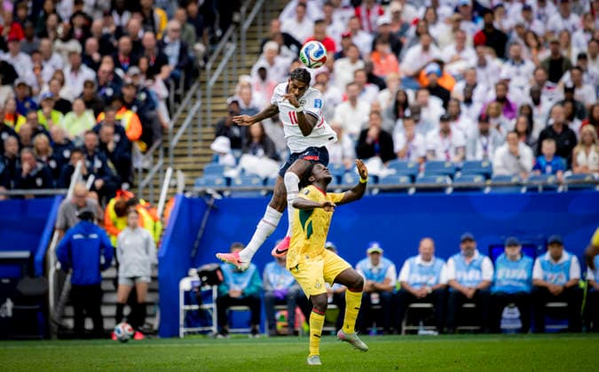 Boston, USA 23rd Jun 2026. Marcus Rashford (ENG) Caleb Yirenkyi (GHA) England - Ghana World Cup England - Ghana 22.06.2026 *** Boston, USA, June 23, 2026 Marcus Rashford ENG Caleb Yirenkyi GHA England Ghana World Cup England Ghana June 22, 2026,detected_source_language