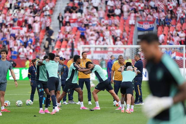 Panama v Croatia - FIFA World Cup, WM, Weltmeisterschaft, Fussball 2026 - Group L TORONTO, CANADA - JUNE 23: Players of Panama warm up prior the 2026 FIFA World Cup First Stage Group L match between Panama and Croatia at Toronto Stadium (BMO Field) in Toronto, Ontario, Canada on June 23, 2026. Mert Alper Dervis Anadolu Ontario Canada. Editorial use only. Please get in touch for any other usage.  Copyright: x2026xAnadoluxMertxAlperxDervisx