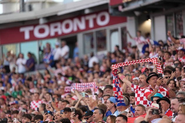 Panama v Croatia - FIFA World Cup, WM, Weltmeisterschaft, Fussball 2026 - Group L TORONTO, CANADA - JUNE 23: World Cup fans gather prior the 2026 FIFA World Cup First Stage Group L match between Panama and Croatia at Toronto Stadium (BMO Field) in Toronto, Ontario, Canada on June 23, 2026. Mert Alper Dervis Anadolu Ontario Canada. Editorial use only. Please get in touch for any other usage.  Copyright: x2026xAnadoluxMertxAlperxDervisx