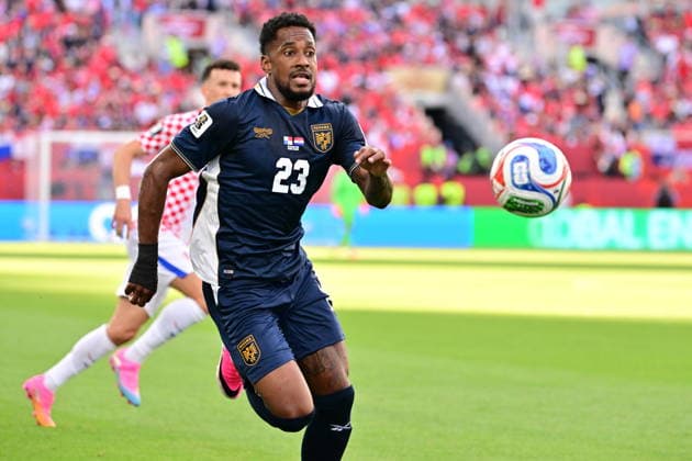 FIFA World Cup, WM, Weltmeisterschaft, Fussball 2026 - Group L - Panama vs Croatia Michael Amir Murillo of Panama in action during the FIFA World Cup 2026 group stage match Panama against Croatia, in Toronto, Canada, 23 June 2026. TORONTO United States  Copyright: xEDUARDOxLIMAx