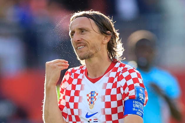 Luka Modric of Croatia reacts during a Group L match of the 2026 FIFA World Cup, WM, Weltmeisterschaft, Fussball between Panama and Croatia at BMO stadium in Toronto, Canada, 23 June 2026. FIFA World Cup 2026 - Group L - Panama - Croatia !ACHTUNG: NUR REDAKTIONELLE NUTZUNG!  Copyright: xBienvenidoxVelascox GR3043 20260623-55020687985_1