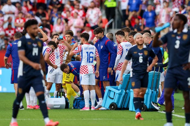 Panama v Croatia: Group L - FIFA World Cup, WM, Weltmeisterschaft, Fussball 2026 Croatia during a hydration brake during the FIFA World Cup 2026 Group L match between Panama and Croatia at Toronto Stadium on June 23, 2026 in Toronto, Canada.  SanjinxStrukic PIXSELL