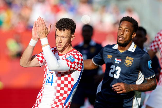 Panama v Croatia: Group L - FIFA World Cup, WM, Weltmeisterschaft, Fussball 2026 Ivan Perisic of Croatia gestures during the FIFA World Cup 2026 Group L match between Panama and Croatia at Toronto Stadium on June 23, 2026 in Toronto, Canada.  SanjinxStrukic PIXSELL