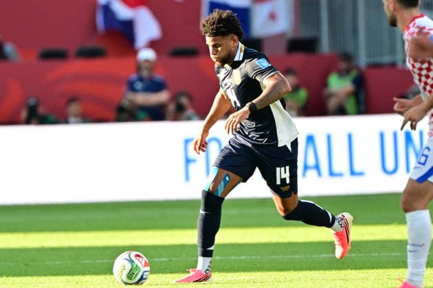 FIFA World Cup, WM, Weltmeisterschaft, Fussball 2026 - Group L - Panama vs Croatia Carlos Harvey of Panama in action during the FIFA World Cup 2026 group stage match Panama against Croatia, in Toronto, Canada, 23 June 2026. TORONTO United States  Copyright: xEDUARDOxLIMAx
