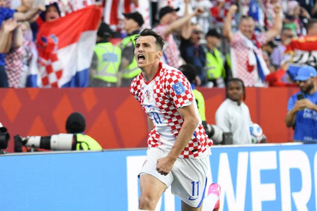 Panama national team, Nationalteam vs Croatia National Team. FIFA World Cup, WM, Weltmeisterschaft, Fussball 2026 Group L match. Ante BUDIMIR (11) celebrates after scoring the opening goal for Croatia National team dutring the match played between the National Teams of Croatia and Panama. FIFA World Cup 2026 Group L match, played on 23.06.26 at the Toronto Stadium in Toronto, Ontario, Canada. Photo Jose Campos PMEimages Copyright: xJosexCamposx xPMEimagesx