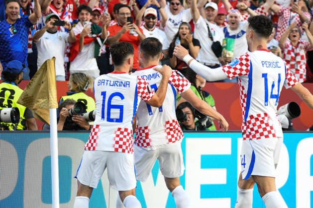 Panama national team, Nationalteam vs Croatia National Team. FIFA World Cup, WM, Weltmeisterschaft, Fussball 2026 Group L match. Ante BUDIMIR (11) celebrates after scoring the opening goal for Croatia National team dutring the match played between the National Teams of Croatia and Panama. FIFA World Cup 2026 Group L match, played on 23.06.26 at the Toronto Stadium in Toronto, Ontario, Canada. Photo Jose Campos PMEimages Copyright: xJosexCamposx xPMEimagesx