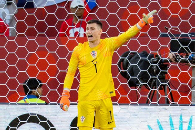 FIFA Fussball Weltmeisterschaft 2026, Gruppe L, Spiel 2, Panama vs. Kroatien, 23.06.2026 im Toronto Stadium, Toronto Dominik Livakovic (Kroatien) *** 2026 FIFA World Cup, Group L, Match 2, Panama vs. Croatia, June 23, 2026, at Toronto Stadium, Toronto; Dominik Livakovic, Croatia,detected_source_language Copyright: xBahhoxKarax