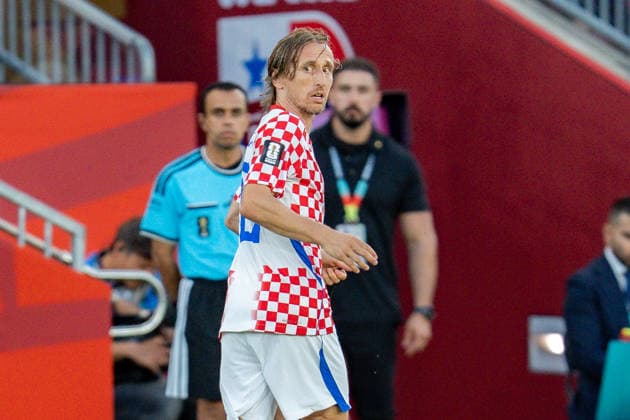 FIFA Fussball Weltmeisterschaft 2026, Gruppe L, Spiel 2, Panama vs. Kroatien, 23.06.2026 im Toronto Stadium, Toronto Luka Modric (Kroatien) Mario Pasalic (Kroatien) Auswechselung *** 2026 FIFA World Cup, Group L, Match 2, Panama vs. Croatia, June 23, 2026, at Toronto Stadium, Toronto Luka Modric (Croatia) Mario Pasalic (Croatia) Substitution,detected_source_language Copyright: xBahhoxKarax