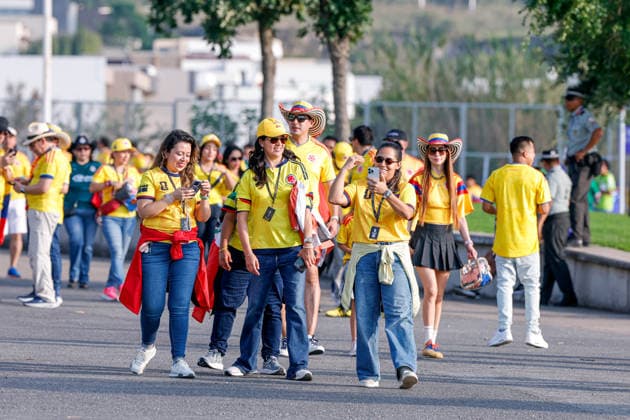 FIFA World Cup, WM, Weltmeisterschaft, Fussball 2026 COLOMBIA VS RD CONGO FIFA WORLD CUP 2026 COLOMBIA VS RD CONGO COLOMBIA VS RD CONGO 23062026 GUADALAJARA, JALISCO. Action photo of Colombia fans, prior Group K game of the FIFA World Cup 2026, held at the Estadio Guadalajara at Guadalajara, Jalisco. Foto de accion de aficionados de Colombia previo al juego del Grupo K de la Copa del Mundo 2026 de la FIFA, celebrado en el Estadio Guadalajara en Guadalajara, Jalisco. PHOTO BY IMAGENSHOP AGENCIA FOTOGRAFICA GUADALAJARA JALISCO MEXICO *** FIFA WORLD CUP 2026 COLOMBIA VS. DR CONGO FIFA WORLD CUP 2026 COLOMBIA VS. DR CONGO COLOMBIA VS. DR CONGO 06 23 2026 GUADALAJARA, JALISCO Action photo of Colombian fans prior to the Group K match of the 2026 FIFA World Cup, held at the Estadio Guadalajara in Guadalajara, Jalisco Action photo of Colombian fans prior to the Group K match of the 2026 FIFA World Cup, held at the Estadio Guadalajara in Guadalajara, Jalisco PHOTO BY IMAGENSHOP PHOTO AGENCY GUADALAJARA, JALISCO, MEXICO,detected_source_language Copyright: xIMAGENSHOPxAGENCIAxFOTOGRAFICAx
