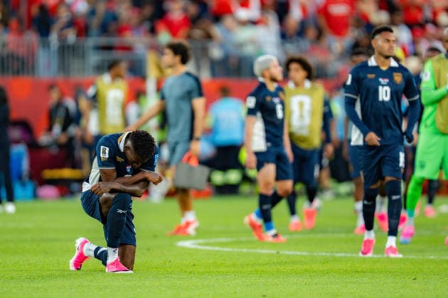 FIFA Fussball Weltmeisterschaft 2026, Gruppe L, Spiel 2, Panama vs. Kroatien, 23.06.2026 im Toronto Stadium, Toronto Enttäuschung Bei Panama nach dem Ausscheiden und der Niederlage Ismael Diaz (Panama) *** 2026 FIFA World Cup, Group L, Match 2, Panama vs. Croatia, June 23, 2026, at Toronto Stadium, Toronto Copyright: xBahhoxKarax