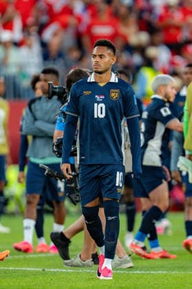 FIFA Fussball Weltmeisterschaft 2026, Gruppe L, Spiel 2, Panama vs. Kroatien, 23.06.2026 im Toronto Stadium, Toronto Enttäuschung Bei Panama nach dem Ausscheiden und der Niederlage Ismael Diaz (Panama) *** 2026 FIFA World Cup, Group L, Match 2, Panama vs. Croatia, June 23, 2026, at Toronto Stadium, Toronto Copyright: xBahhoxKarax