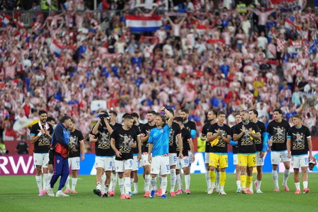 Panama v Croatia - FIFA World Cup, WM, Weltmeisterschaft, Fussball 2026 - Group L TORONTO, CANADA - JUNE 23: Luka Modric of Croatia greets the crowd after the 2026 FIFA World Cup First Stage Group L match between Panama and Croatia at Toronto Stadium (BMO Field) in Toronto, Ontario, Canada on June 23, 2026. Mert Alper Dervis Anadolu Ontario Canada. Editorial use only. Please get in touch for any other usage.  Copyright: x2026xAnadoluxMertxAlperxDervisx