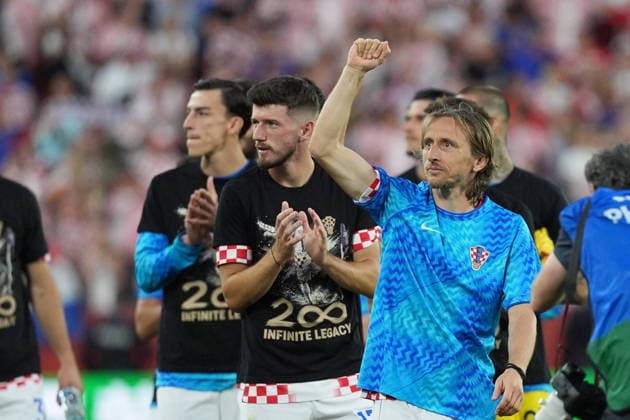 Panama v Croatia - FIFA World Cup, WM, Weltmeisterschaft, Fussball 2026 - Group L TORONTO, CANADA - JUNE 23: Luka Modric of Croatia greets the crowd after the 2026 FIFA World Cup First Stage Group L match between Panama and Croatia at Toronto Stadium (BMO Field) in Toronto, Ontario, Canada on June 23, 2026. Mert Alper Dervis Anadolu Ontario Canada. Editorial use only. Please get in touch for any other usage.  Copyright: x2026xAnadoluxMertxAlperxDervisx