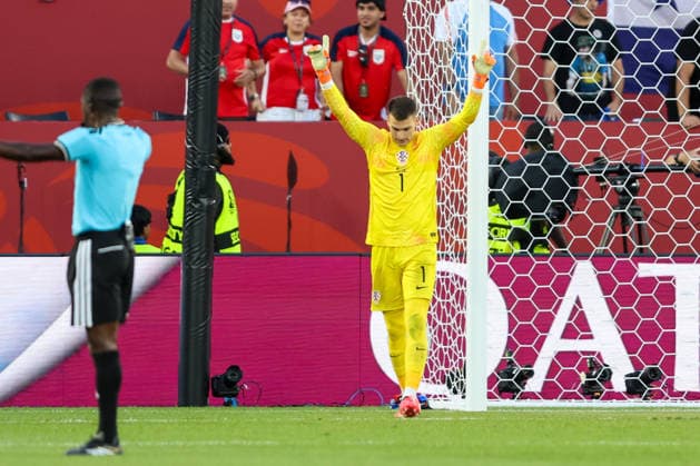Panama v Croatia: Group L - FIFA World Cup, WM, Weltmeisterschaft, Fussball 2026 Croatia Goalkeeper Dominik Livakovic during the FIFA World Cup 2026 Group L match between Panama and Croatia at Toronto Stadium on June 23, 2026 in Toronto, Canada.  SanjinxStrukic PIXSELL