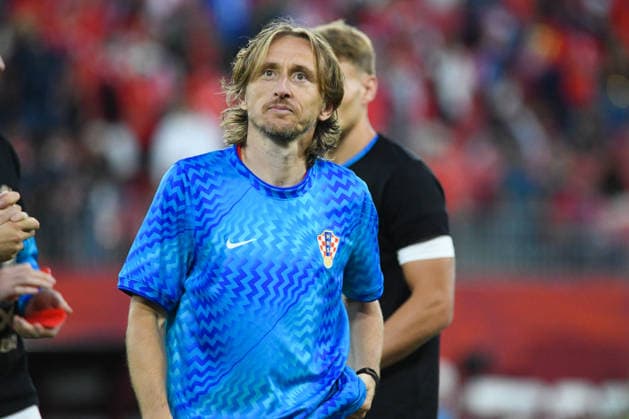 Panama national team, Nationalteam vs Croatia National Team. FIFA World Cup, WM, Weltmeisterschaft, Fussball 2026 Group L match. Squad pays hommage to Luka Modric for his appearance number 200 with Croatia National Team at the end of the match played between the National Teams of Croatia and Panama. FIFA World Cup 2026 Group L match, played on 23.06.26 at the Toronto Stadium in Toronto, Ontario, Canada. Photo Jose Campos PMEimages Toronto Ontario Canada Copyright: xJosexCamposx xPMEimagesx