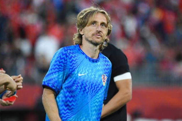 Panama national team, Nationalteam vs Croatia National Team. FIFA World Cup, WM, Weltmeisterschaft, Fussball 2026 Group L match. Squad pays hommage to Luka Modric for his appearance number 200 with Croatia National Team at the end of the match played between the National Teams of Croatia and Panama. FIFA World Cup 2026 Group L match, played on 23.06.26 at the Toronto Stadium in Toronto, Ontario, Canada. Photo Jose Campos PMEimages Toronto Ontario Canada Copyright: xJosexCamposx xPMEimagesx