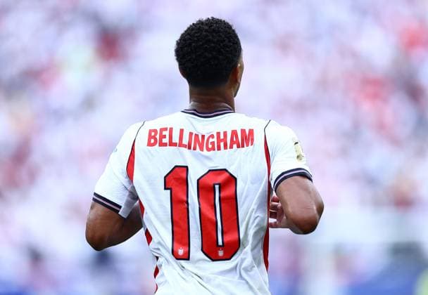 Jude Bellingham of England England v Ghana, 2026 FIFA World Cup, WM, Weltmeisterschaft, Fussball Group L, Football, Boston Stadium, Foxborough, Massachusetts, USA - 23 Jun 2026Foxborough Boston Stadium Massachusetts (MA) United States of America EDITORIAL USE ONLY No use with unauthorised audio, video, data, fixture lists, club league logos or live services. Online in-match use limited to 120 images, no video emulation. No use in betting, games or single club league player publications.  Copyright: xMichaelxZemanek Shutterstockx 16956026ep