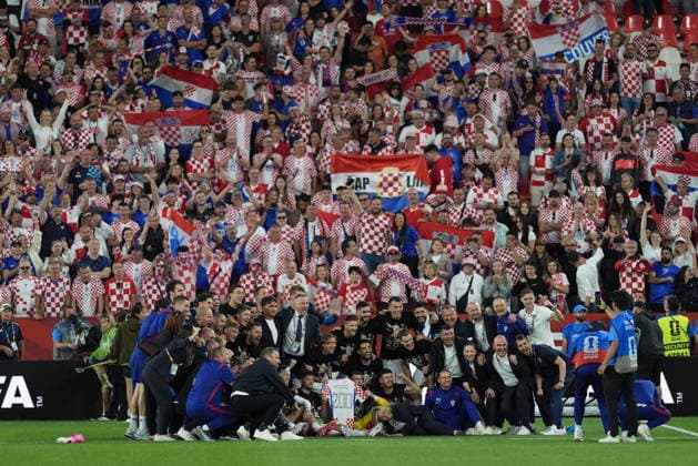Panama v Croatia - FIFA World Cup, WM, Weltmeisterschaft, Fussball 2026 - Group L TORONTO, CANADA - JUNE 23: Players of Croatia and tecnical team pose for a photo after the 2026 FIFA World Cup First Stage Group L match between Panama and Croatia at Toronto Stadium (BMO Field) in Toronto, Ontario, Canada on June 23, 2026. Mert Alper Dervis Anadolu Ontario Canada. Editorial use only. Please get in touch for any other usage.  Copyright: x2026xAnadoluxMertxAlperxDervisx