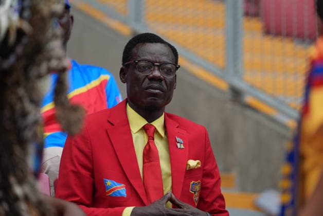 Colombia v DR Congo - FIFA World Cup, WM, Weltmeisterschaft, Fussball 2026 - Group K ZAPOPAN, MEXICO - JUNE 23: Congo DR s fan Michel Kuka Mboladinga, known as Lumumba Vea, takes his seat at the stands prior the 2026 FIFA World Cup First Stage Group K match between Colombia and DR Congo at Estadio Akron (Guadalajara Stadium) in Zapopan, Guadalajara, Mexico on June 23, 2026. Juancho Torres Anadolu Jalisco Mexico. Editorial use only. Please get in touch for any other usage.  Copyright: x2026xAnadoluxJuanchoxTorresx