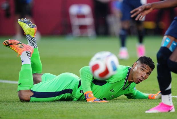 June 23, 2026, Toronto, On, CANADA: Panama goalkeeper Orlando Mosquera (22) watches a Croatia s Ante Budimir (not shown) scores during the second half of a World Cup Group L soccer match, in Toronto, on Tuesday, June 23, 2026. Canada News - June 23, 2026  - ZUMAc35_ 20260623_zaf_c35_207 Copyright: xNathanxDenettex