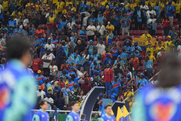 Colombia v DR Congo - FIFA World Cup, WM, Weltmeisterschaft, Fussball 2026 - Group K ZAPOPAN, MEXICO - JUNE 23: Congo DR s fan Michel Kuka Mboladinga is seen prior the 2026 FIFA World Cup First Stage Group K match between Colombia and DR Congo at Estadio Akron (Guadalajara Stadium) in Zapopan, Guadalajara, Mexico on June 23, 2026. Juancho Torres Anadolu Jalisco Mexico. Editorial use only. Please get in touch for any other usage.  Copyright: x2026xAnadoluxJuanchoxTorresx