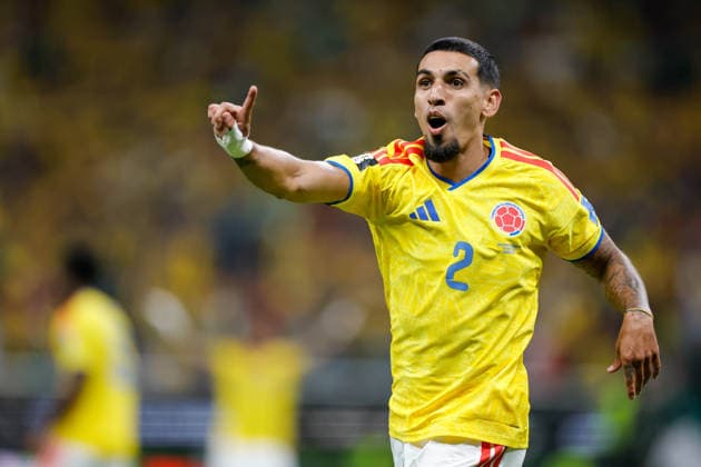 FIFA World Cup, WM, Weltmeisterschaft, Fussball 2026 COLOMBIA VS RD CONGO FIFA WORLD CUP 2026 COLOMBIA VS RD CONGO COLOMBIA VS RD CONGO 23062026 GUADALAJARA, JALISCO. Action photo of Daniel Munoz of Colombia (No. 2) during Group K game of the FIFA World Cup 2026, held at the Estadio Guadalajara at Guadalajara, Jalisco. Foto de accion de Daniel Munoz de Colombia (No. 2), durante juego del Grupo K de la Copa del Mundo 2026 de la FIFA, celebrado en el Estadio Guadalajara en Guadalajara, Jalisco. PHOTO BY IMAGENSHOP AGENCIA FOTOGRAFICA GUADALAJARA JALISCO MEXICO *** FIFA WORLD CUP 2026 COLOMBIA VS. DR CONGO FIFA WORLD CUP 2026 COLOMBIA VS. DR CONGO COLOMBIA VS. DR CONGO 06 23 2026 GUADALAJARA, JALISCO Action photo of Daniel Munoz of Colombia, No. 2, during a Group K match of the 2026 FIFA World Cup, held at Estadio Guadalajara in Guadalajara, Jalisco Action photo of Daniel Munoz of Colombia, No. 2, during a Group K match of the 2026 FIFA World Cup, held at the Estadio Guadalajara in Guadalajara, Jalisco PHOTO BY IMAGENSHOP PHOTO AGENCY GUADALAJARA, JALISCO, MEXICO,detected_source_language Copyright: xIMAGENSHOPxAGENCIAxFOTOGRAFICAx