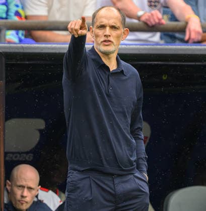 23 June 2026 - England v Ghana - Boston Stadium - 2026 World Cup - USA. 23 June 2026 - England v Ghana - Boston Stadium - 2026 World Cup - USA. England Manager Thomas Tuchel. Picture : Mark Pain BOSTON USA  Copyright: xMarkxPainx