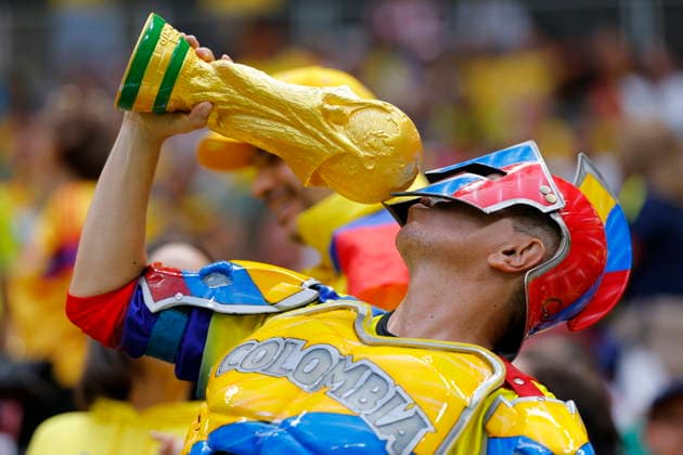 FIFA World Cup, WM, Weltmeisterschaft, Fussball 2026 - Group K - Colombia vs DR Congo epaselect A fan of Colombia poses ahead of the FIFA World Cup 2026 group stage soccer match between Colombia and DR Congo in Guadalajara, Mexico, 23 June 2026. GUADALAJARA Mexico  Copyright: xFRANCISCOxGUASCOx