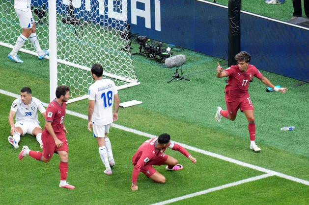 Players of Portugal celebrate the team s fourth goal during a FIFA Men’s World Cup 2026 Group Stage football match between Portugal and Uzbekistan at Houston Stadium, in Houston on June 23th 2026 (Photo by Leo Barrilari SPP)  Copyright: xLeoxBarrilari SPPx Sportspressphoto_SPR174460