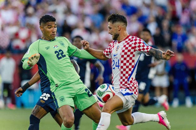 Marco Paöali? of Croatia shoots at goal during the FIFA World Cup, WM, Weltmeisterschaft, Fussball game between Panama and Croatia at Toronto Stadium on June 23, 2026 in Toronto, Ontario, Canada  Copyright: xCurtisxWongx xSPPx Sportspressphoto_SPR174824