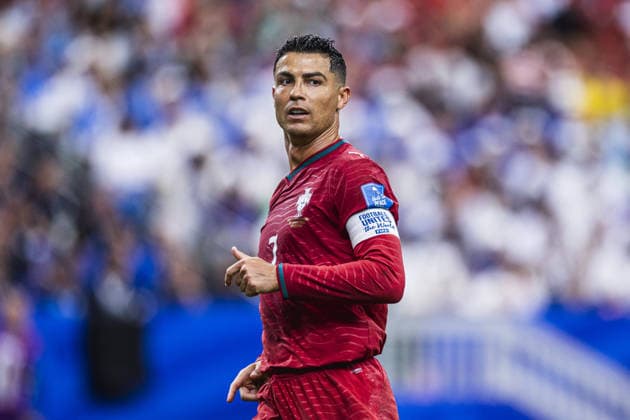 Cristiano Ronaldo of Portugal looks on during the FIFA World Cup, WM, Weltmeisterschaft, Fussball 2026 Group K match between Portugal and Uzbekistan at Houston Stadium on June 23th,2026 (Photo by Joao Bravo Sports Press Photo) (Joao Bravo Sports Press Photo SPP)  Copyright: xJoaoxBravo SportsxPressxPhotox xSPPx Sportspressphoto_SPR174843