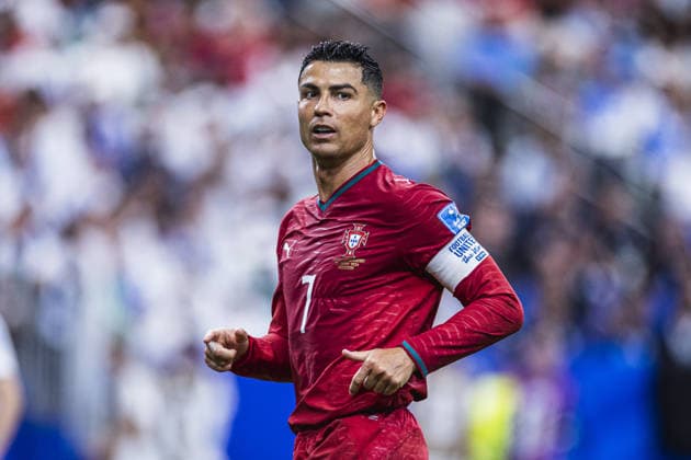 Cristiano Ronaldo of Portugal looks on during the FIFA World Cup, WM, Weltmeisterschaft, Fussball 2026 Group K match between Portugal and Uzbekistan at Houston Stadium on June 23th,2026 (Photo by Joao Bravo Sports Press Photo) (Joao Bravo Sports Press Photo SPP)  Copyright: xJoaoxBravo SportsxPressxPhotox xSPPx Sportspressphoto_SPR174844