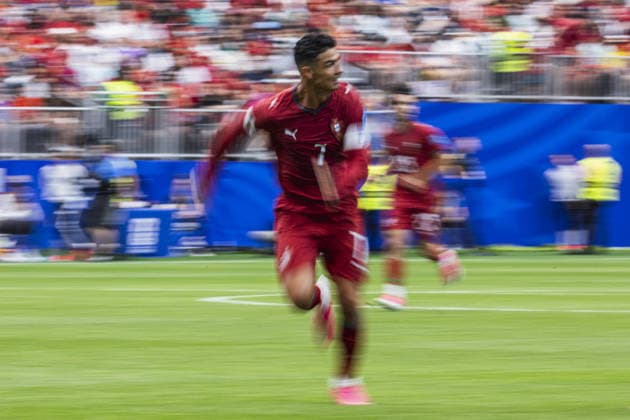 Cristiano Ronaldo of Portugal in action during the FIFA World Cup, WM, Weltmeisterschaft, Fussball 2026 Group K match between Portugal and Uzbekistan at Houston Stadium on June 23th,2026 (Photo by Joao Bravo Sports Press Photo) (Joao Bravo Sports Press Photo SPP)  Copyright: xJoaoxBravo SportsxPressxPhotox xSPPx Sportspressphoto_SPR174850