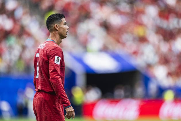 Cristiano Ronaldo of Portugal looks on during the FIFA World Cup, WM, Weltmeisterschaft, Fussball 2026 Group K match between Portugal and Uzbekistan at Houston Stadium on June 23th,2026 (Photo by Joao Bravo Sports Press Photo) (Joao Bravo Sports Press Photo SPP)  Copyright: xJoaoxBravo SportsxPressxPhotox xSPPx Sportspressphoto_SPR174851