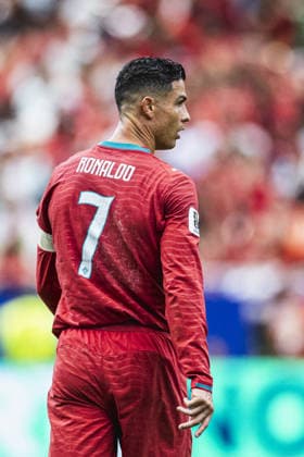 Cristiano Ronaldo of Portugal looks on during the FIFA World Cup, WM, Weltmeisterschaft, Fussball 2026 Group K match between Portugal and Uzbekistan at Houston Stadium on June 23th,2026 (Photo by Joao Bravo Sports Press Photo) (Joao Bravo Sports Press Photo SPP)  Copyright: xJoaoxBravo SportsxPressxPhotox xSPPx Sportspressphoto_SPR174852